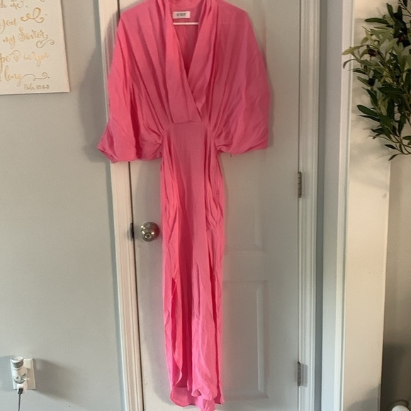 SWF Sunset Dress in Resurrection Pink Size XS  maxi classic elegant romantic - Picture 7 of 13